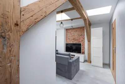 Telewizja i/lub zestaw kina domowego w obiekcie Apartament Mikołowska