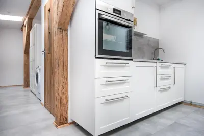 Kuchnia lub aneks kuchenny w obiekcie Apartament Mikołowska