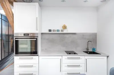 Kuchnia lub aneks kuchenny w obiekcie Apartament Mikołowska