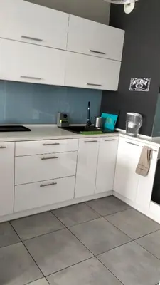 Kuchnia lub aneks kuchenny w obiekcie NightHost Kleczkowska 49 m53 Wrocław