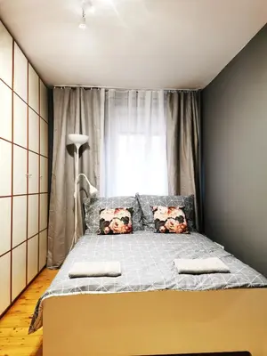 Łóżko lub łóżka w pokoju w obiekcie NOŻOWNICZA Apartment ~ Self Check-In 24h ~ Lift