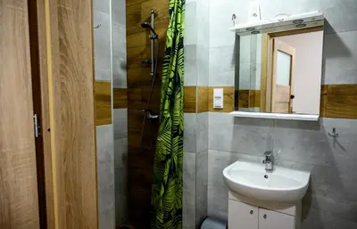 Łazienka w obiekcie Noclegi GALESZ