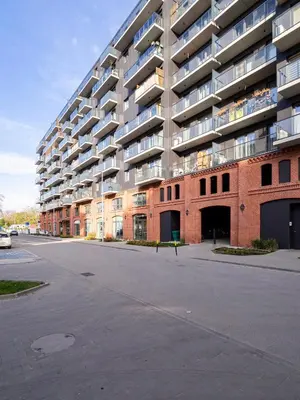 Budynek, w którym mieści się apartament