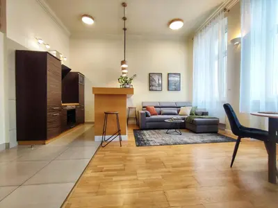 Część wypoczynkowa w obiekcie Bresly Apartament Old Town Wrocław