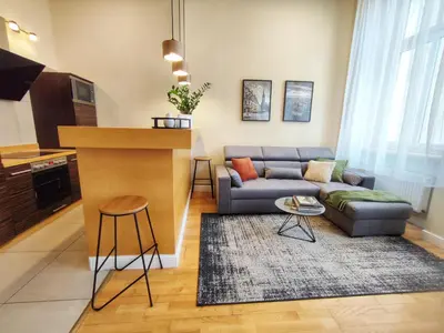 Część wypoczynkowa w obiekcie Bresly Apartament Old Town Wrocław