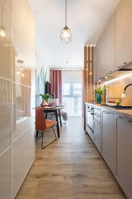 Kuchnia lub aneks kuchenny w obiekcie Apartamenty Jaworska 4 Wrocław