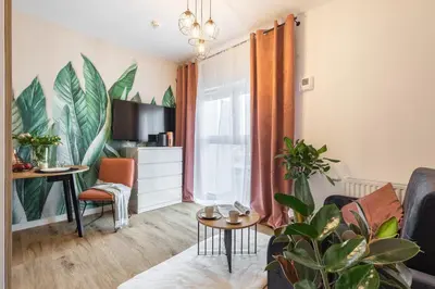 Część wypoczynkowa w obiekcie Apartamenty Jaworska 4 Wrocław