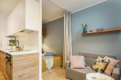 Część wypoczynkowa w obiekcie Apartamenty na Jaworskiej Wrocław