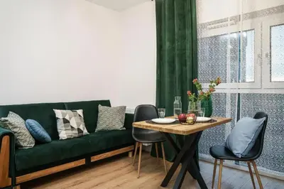 Część wypoczynkowa w obiekcie Apartamenty na Jaworskiej Wrocław