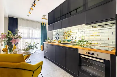 Kuchnia lub aneks kuchenny w obiekcie Apartamenty we Wrocławiu - Jaworska