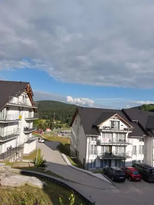 Widok na góry z tego apartamentu