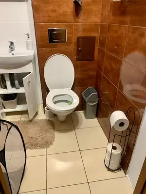 Łazienka w obiekcie Apartament Joanna 2 parter blisko Prezero, dworca