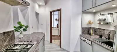 Kuchnia lub aneks kuchenny w obiekcie Apartament Kaczyniec 10