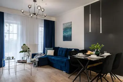 Część wypoczynkowa w obiekcie AboutArtApartments - By the river