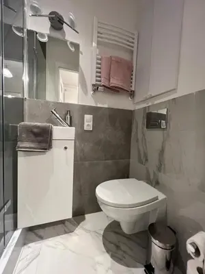 Łazienka w obiekcie Apartamenty przy parku. Stare Miasto.