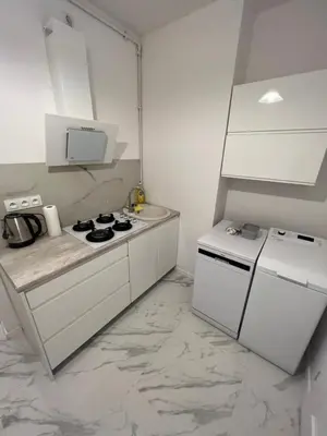 Kuchnia lub aneks kuchenny w obiekcie Apartamenty przy parku. Stare Miasto.