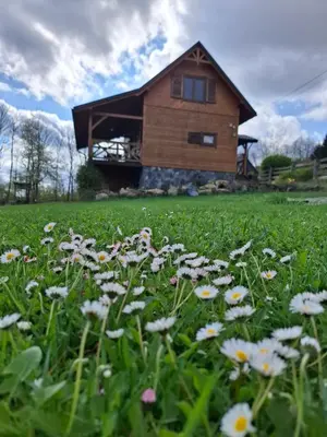 Ogród w obiekcie Szychów z widokiem
