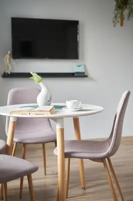 Telewizja i/lub zestaw kina domowego w obiekcie LAS I GÓRY Jedlina-Zdrój. Apartament na 5