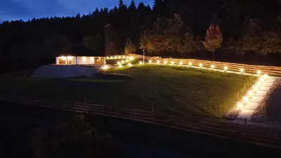 Ogród w obiekcie Dom całoroczny Sudeckie Wzgórze