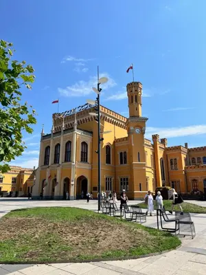 Budynek, w którym mieści się apartament