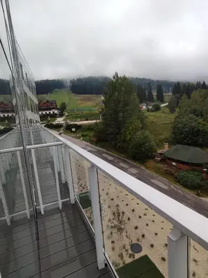 Balkon lub taras w obiekcie Apartament 413 Biała Perła