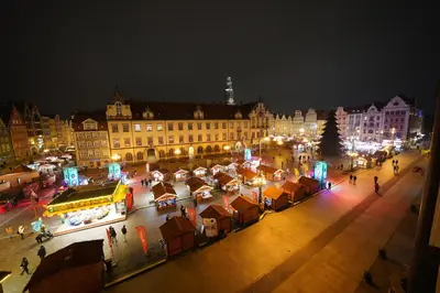 Widok na miasto Wrocław z tego apartamentu
