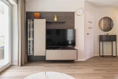 Telewizja i/lub zestaw kina domowego w obiekcie Polanica Residence and SPA, MyWeek