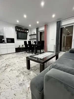 Kuchnia lub aneks kuchenny w obiekcie Apartament „Słoneczna Polana” Kudowa Zdrój