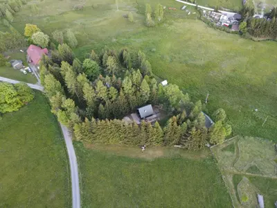 Przyroda w pobliżu tego domu w stylu alpejskim