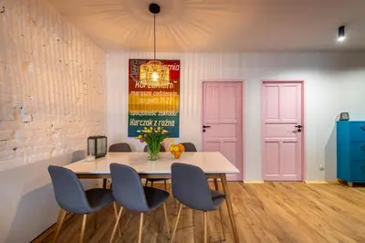 Część wypoczynkowa w obiekcie Apartamenty Śnieżna 12 Lądek- Zdrój
