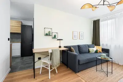 Część wypoczynkowa w obiekcie Kairos Apartments - Silver - darmowy Parking, ścisłe centrum
