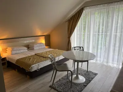 Łóżko lub łóżka w pokoju w obiekcie Apartament Czarna Góra - Resort - Solden - Sienna