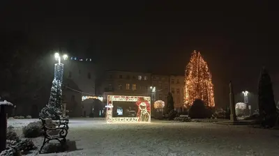 Obiekt Apartament Zdrojowy II zimą