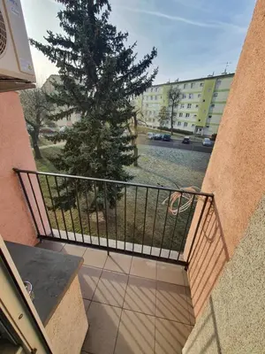 Balkon lub taras w obiekcie JDK Apartamenty Młynarska 44m2 6-osobowy
