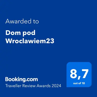 Certyfikat, podpis lub inny dokument wystawiony w obiekcie Dom pod Wroclawiem23
