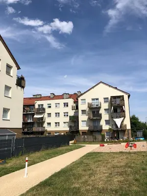 Budynek, w którym mieści się apartament