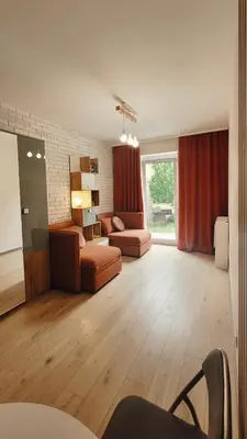 Część wypoczynkowa w obiekcie Green Terrace Family Apartment