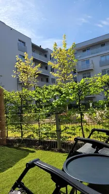 Ogród w obiekcie Green Terrace Family Apartment