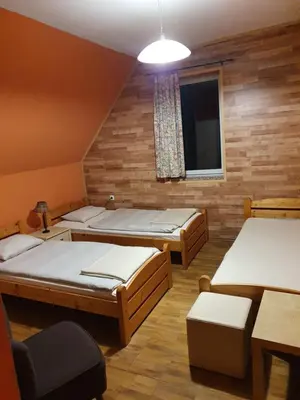 Łóżko lub łóżka w pokoju w obiekcie ORLIK House
