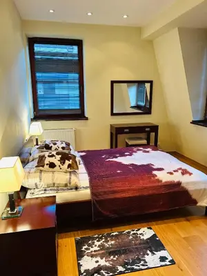 Łóżko lub łóżka w pokoju w obiekcie Apartament Josefina