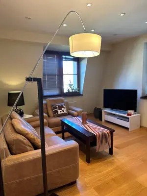 Telewizja i/lub zestaw kina domowego w obiekcie Apartament Josefina