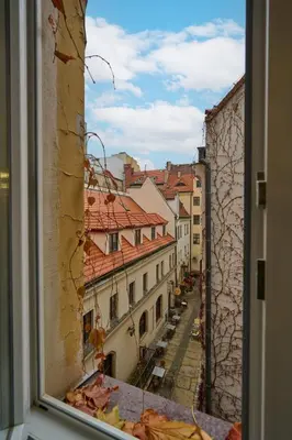 Budynek, w którym mieści się apartament