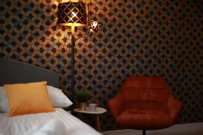 Łóżko lub łóżka w pokoju w obiekcie Apartament Ażurowy