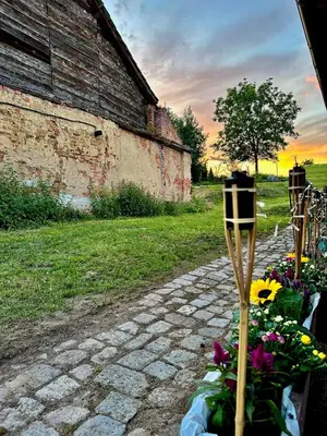 Ogród w obiekcie Dom Kawalera Ściborzyce Małe 35