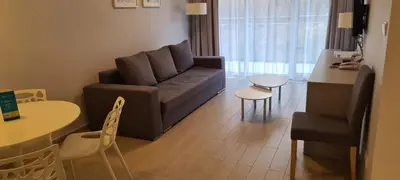 Część wypoczynkowa w obiekcie Apartamenty Czarna Góra L16