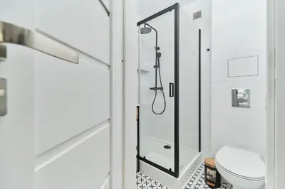 Łazienka w obiekcie City Center Studio Apartment Wrocław by Noclegi Renters