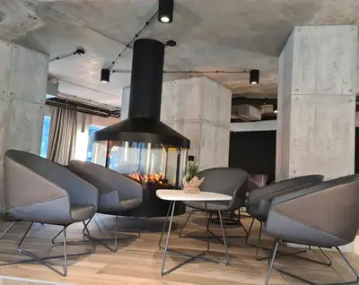 Część wypoczynkowa w obiekcie Apartament Biała Perła