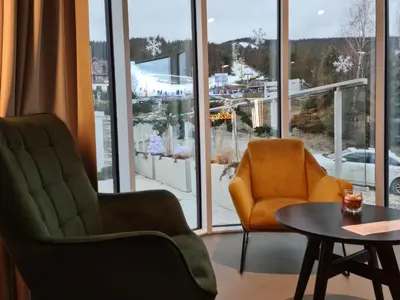 Część wypoczynkowa w obiekcie Apartament Biała Perła