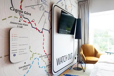 Telewizja i/lub zestaw kina domowego w obiekcie Apartament Biała Perła
