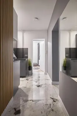 Kuchnia lub aneks kuchenny w obiekcie Platinum Apartment - Parking - Klimatyzacja - Winda - Self check in